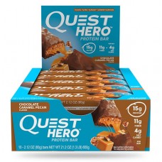 Quest HERO Barra de Proteína (10 unidades) Chocolate Caramel Pecan